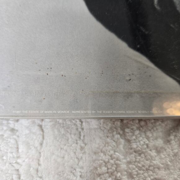 Marilyn Monroe EUC vintage 80s print #382 black white 16 x 20 inches  unframed - Picture 9 of 9